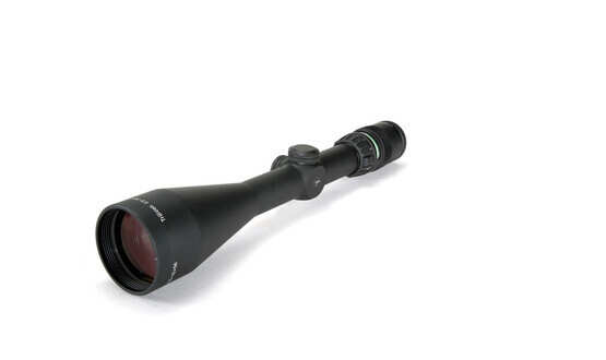 Trijicon AccuPoint 2.5-10x rifle scope features a matte black anodized finish